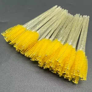 Brosse à ongles jetable en cristal, 50 pièces, double embout, repousse-cuticules, poils synthétiques, outil de beauté professionnel - Product Image 4