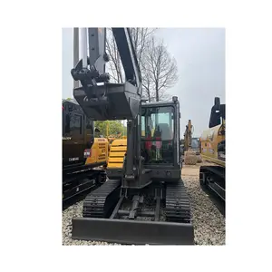 Kullanılan mini ekskavatör volvo 60 5 ton 6 ekskavatör mini bagger inşaat makine parçaları desteklenen