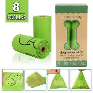 ถุงเก็บอุจจาระสุนัขแบบย่อยสลายได้เป็นมิตรกับสิ่งแวดล้อม 8 ม้วน ราคาพิเศษ - Product Image 1