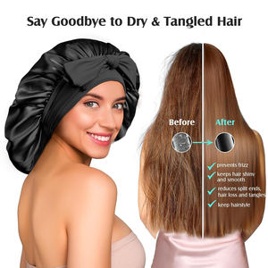 <strong>Wholesale</strong> 100% <strong>Silk</strong> Hair Bonnet for Sleeping Women's Mulberry <strong>Silk</strong> Bonnet - Product Image 3