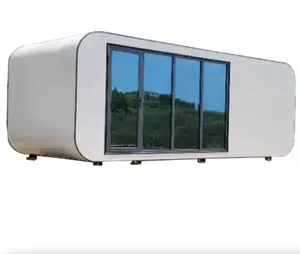 20ft 40ft Eco-friendly modular Modern prefab hotel capsule movable office Prefabricated apple cabin pod Hangfa apple warehouse