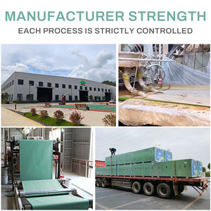 Panneau <span class=keywords><strong>de</strong></span> gypse résistant à l'eau <span class=keywords><strong>de</strong></span> qualité supérieure 9mm 2440x1220mm Panneau mural durable et <span class=keywords><strong>anti</strong></span>-moisissure pour sous-sols salles <span class=keywords><strong>de</strong></span> bains et cuisines - Product Image 6