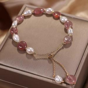 Gelang kristal Life <span class=keywords><strong>Force</strong></span> desain kustom gelang manik-manik batu akik renda biru hadiah ulang tahun gelang mutiara Valentine Natal <span class=keywords><strong>G</strong></span> - Product Image 5