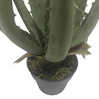 CHUANGFA 34cm handgemachte künstliche Aloe Vera Baum realistische Kunst metall Gras Pflanze für den Innenbereich für Hochzeit Handwerk Anlässe