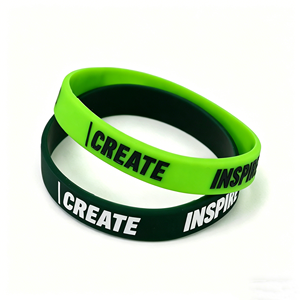 Bracelets en silicone personnalisés avec logo, bracelets en caoutchouc de silicone durables pour les événements - Product Image 2