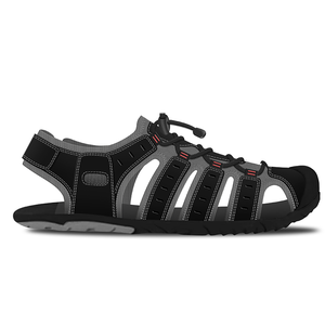 Boîte à orteils large en <span class=keywords><strong>cuir</strong></span> zéro goutte mariage femmes eau minimaliste pieds nus sentier marche sandales hommes - Product Image 1