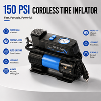 Compresseur d'air portable 12V pour voiture 150 PSI avec manomètre analogique Gonflage rapide Fournisseur OEM