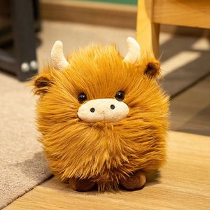 Großhandel: Premium Highland-Kuh-Stofftier mit langem Plüsch, kleiner Mindestbestellmenge, flauschig, kuschelig, als Geburtstagsgeschenk für Kinder und Erwachsene, hohe Gewinnspanne - Product Image 4
