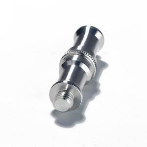 Adaptador de rosca de aluminio de 1/4 a 3/8 para montaje de linterna, conector para trípode, diseño circular minimalista, uso en interiores - Product Image 1