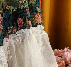 <span class=keywords><strong>Tovaglia</strong></span> Vintage Jacquard Floreale, Elegante Copertura Multiuso <span class=keywords><strong>in</strong></span> Tessuto per Tavolo da Tè, Decorazione Floreale per Casa, Matrimoni e Feste - Product Image 6
