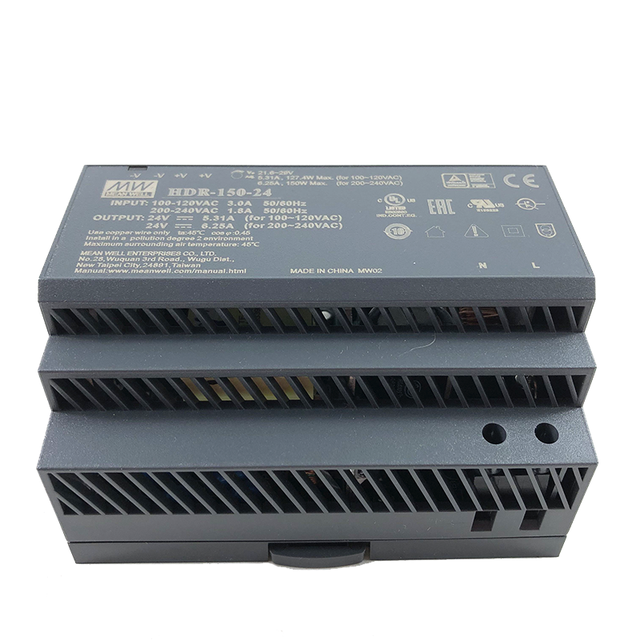 HDR-150 Switching Power Supply HDR-150-12/15/24/48V DC 150W HDR-150-15 HDR-150-24 HDR-150-48 Stepped Rail Type New and Original