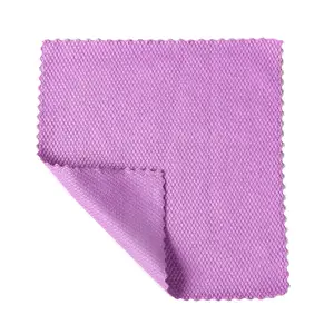 Microfiber fish scale scouring pad cleaning towel