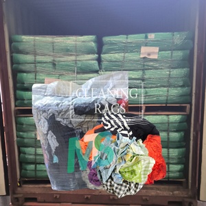 Chiffons industriels en coton recyclé de haute qualité pour le nettoyage et le balayage - Product Image 1