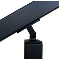 Garde-corps moderne en acier inoxydable noir mat 304 316 avec poteau de départ carré de 40*40mm pour escalier intérieur