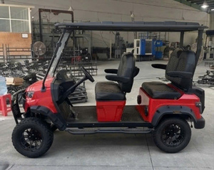 Carrito de Golf Eléctrico de 4 Plazas, Buggy Utilitario con Techo para Campos de Golf y Estacionamientos de Resorts - Product Image 3