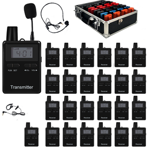 Système de guide touristique sans fil mondial Rich Age RC2401, émetteur 2,4 GHz, 50 canaux, communication de <span class=keywords><strong>groupe</strong></span>, batterie 1500-2000 mAh pour - Product Image 1
