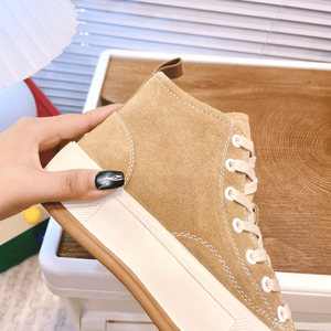 Zapatillas de lona con plataforma alta y cordones, estilo casual, Alexander - Product Image 5
