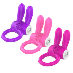 Juguetes Sexuales para Adultos MY-886, Anillo Vibrador de Conejo, Masajeador con Lengua, Fabricante Chino, Comercio Exterior al por Mayor - Product Image 1