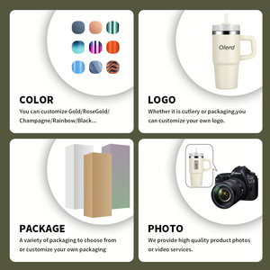 Yatai 14 oz đôi tường thép không gỉ cốc cho trẻ em thăng hoa trống du lịch <span class=keywords><strong>Mug</strong></span> xử lý rơm lạnh nhiệt cốc cà phê - Product Image 4