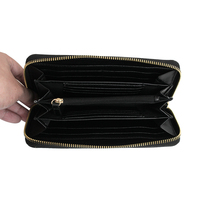 Dompet Kustom Produsen Grosir Murah Desain Beragam Lembut Kustom Perempuan Kulit Sintetis PU Dompet Kulit