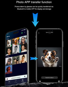 Gafas Inteligentes 2025 W600 con Cámara, Resistentes al Agua IP65, Gafas de Sol Inteligentes con IA para Exteriores y <span class=keywords><strong>Audio</strong></span> BT - Product Image 4