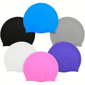Gorros de Natación de Silicona Antideslizantes y Duraderos para Deportes Acuáticos, con Estampado Impermeable, Personalizados ODM/OEM para Adultos - Product Image 4