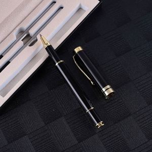 High-End Metal Luxury Business Ballpoint <b>Pen</b> Set with Custom Logo Box Black/<b>Gold</b> Ink Promotion Gift for Office Use - Product Image 4