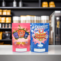 Sacs d'emballage alimentaire avec logo Snacks lyophilisés anti-odeur fermeture à glissière bonbons bonbons en poudre fruits légumes