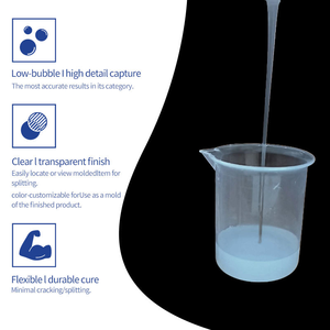 ชุดทำแม่พิมพ์ยางซิลิโคนแม่พิมพ์เรซิ่น3D ยืดหยุ่นสุดโปร่งแสงสำหรับของเล่นชุดทำเองแม่พิมพ์เด็กแสนสนุก - Product Image 4