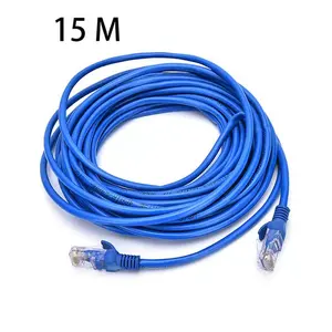 Cable de conexión de fibra óptica Cat6 UTP LSZH chaqueta para transmisión de datos sin costuras de alta velocidad fiable 1M 2M 3M azul Cat5e Cat6 CAT 6