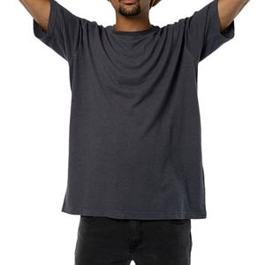 Camiseta de Algodón Orgánico Básica de Moda con Logotipo Personalizado de Alta Calidad OEM, 180 g/m², Lisa, Estampada, Talla Grande para Hombre - Product Image 2