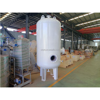 Réservoir de stockage chimique vertical personnalisé de 50 m³ en acier inoxydable 304 316 2205, titane, Hastelloy avec plateforme