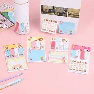Cute Cartoon Simple Bear Multifunctional Index Tabs Reusable Office Study Supplies Essential <b>Memo</b> <b>Pads</b> for the School Season - Product Image 3