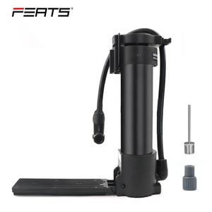 <span class=keywords><strong>Pompe</strong></span> à <span class=keywords><strong>pied</strong></span> universelle pour vélos électriques et balles Corps en acier Alu & TPE Nylon Footplate 80Psi avec valve à aiguille <span class=keywords><strong>Pompe</strong></span> à vélo - Product Image 6