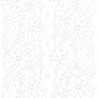 Dentelle élastique en nylon brillant de 18 cm pour accessoires de lingerie féminine, leggings, chapeaux, pantalons et queues de cheval