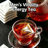 Thé aux Cinq Trésors Marque Blanche 5g x 30 Sachets de Thé Ginseng Baies de Goji Mélange Herbal 8-en-1 Sans Caféine Vitalité Masculine et Santé Rénale