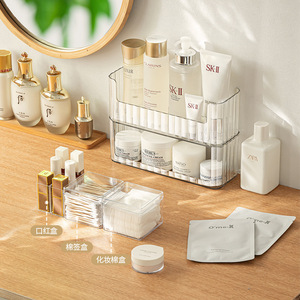 Desktop Cosmetic Storage <b>Box</b> Transparent Stackable Organizer For <b>Makeup</b> And Skincare Items - Product Image 3