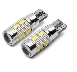 T10 10 SMD 5630 LED Projecteur Lentille Feux de dégagement automatique W5W 501 10SMD 5730 LED Lampe Ampoule de stationnement Canbus Sans erreur - Product Image 4