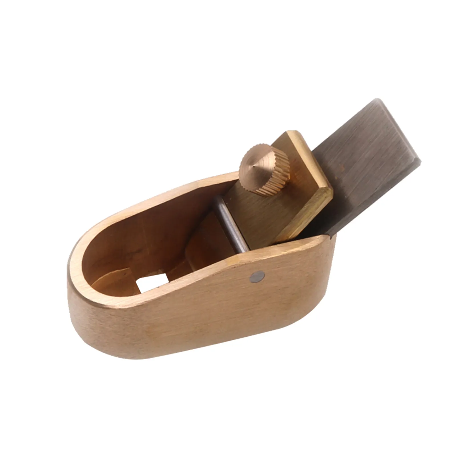 Convex Curved Sole Woodworking Plane Cutter Brass Luthier Tool for Violin Viola Cello Wooden Instrument