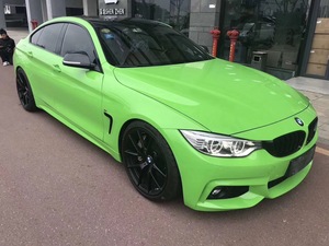 Super brillante automotriz <span class=keywords><strong>cielo</strong></span> azul gris amarillo verde negro coche envoltura vinilo película Hell Green coche cuerpo completo vinilo pegatina - Product Image 3