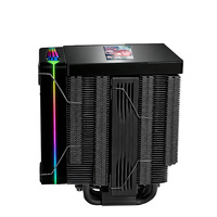 Ventilateur de refroidissement CPU 120mm, dissipateur thermique en aluminium, roulement à fluide PWM 4 broches ARGB, écran LCD 12V 26dba pour boîtier d'ordinateur de bureau