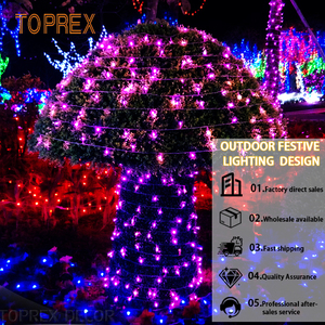 Guirlande lumineuse LED personnalisée blanc chaud RGB en forme <span class=keywords><strong>de</strong></span> fleurs <span class=keywords><strong>de</strong></span> cerisier, lumières décoratives d'<span class=keywords><strong>extérieur</strong></span> <span class=keywords><strong>pour</strong></span> festivals, Noë<span class=keywords><strong>l</strong></span>, fées, mariages, décorations d'arbres - Product Image 3