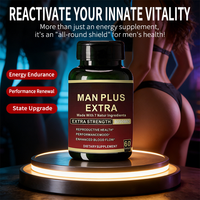 Vnwin Man Power Maca Root Extract Plus Capsules pour Adult Energy Boost Management 2 Capsules par Jour 60 Capsules/Flacon 24 Mois
