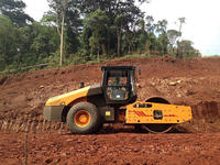 Compacteur à tambour fiable SSR260C-10H pour les projets de construction de routes urbaines