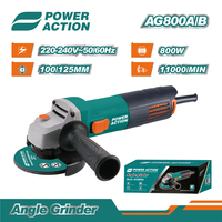 Puissance Action petite vitesse Variable 800W 125mm meuleuse d'angle AG800 rectifieuse