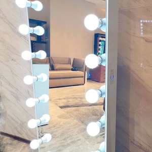 DoCareLife 조명 전구를 가진 큰 나무로 되는 <span class=keywords><strong>Frameless</strong></span> 소녀 전장 메이크업 허영 거울 - Product Image 4