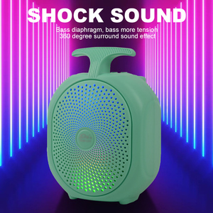 SING-E Zqs1331 Mini 3-Inch Khuếch Đại RGB LED Di Động Ngoài Trời Bluetooth Loa Không Dây Pin Hoạt Động Bao Gồm - Product Image 6