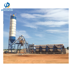 Ligne de production de béton fixe HZS60 60m³/h, robuste, contrôlée par PLC, avec boîte de vitesses électrique à faible taux de défaillance - Product Image 3