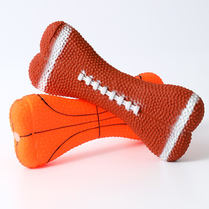 Venta al por mayor de fábrica, gran stock de pelotas y huesos de vinilo Pipi Tao con sonido, juguetes transfronterizos para perros y mascotas. - Product Image 1