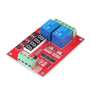 Многофункциональный релейный модуль FRM02, 2-канальный цифровой таймер, переключатель задержки цикла, самоблокировочное реле времени 5 В 12 В 24 В - Product Image 5